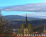 Brockenblick mit Kirchturm