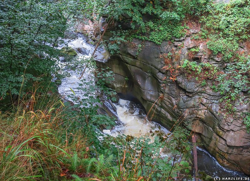 Der Blick in den Bodekessel