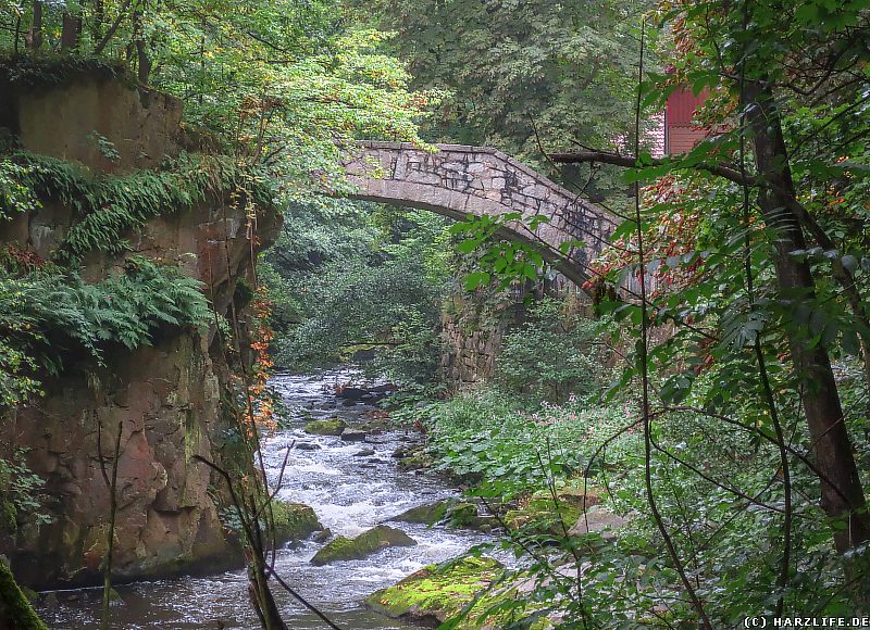 Die Jungfernbrücke im Bodetal