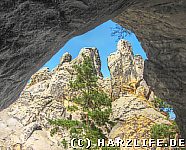 Blick aus der Höhle