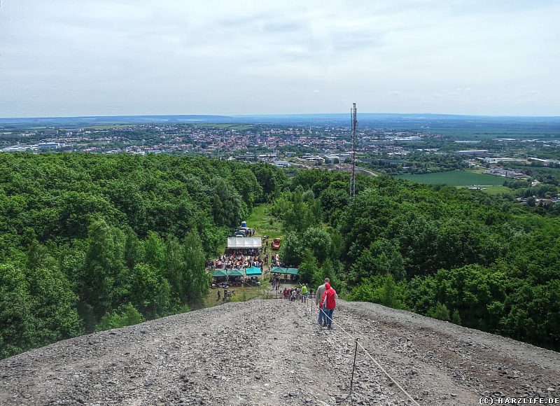 Aussicht von der Hohen Linde auf Sangerhausen