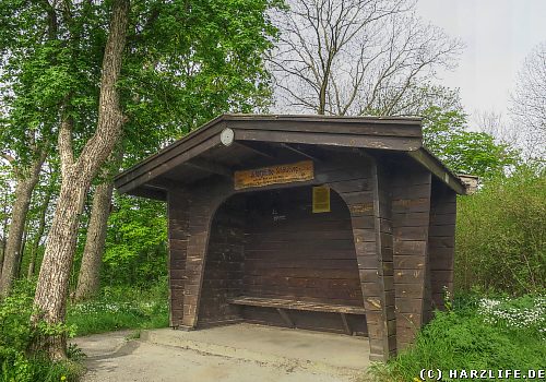 Die Schutzhütte Schöneburg bei Altenbrak