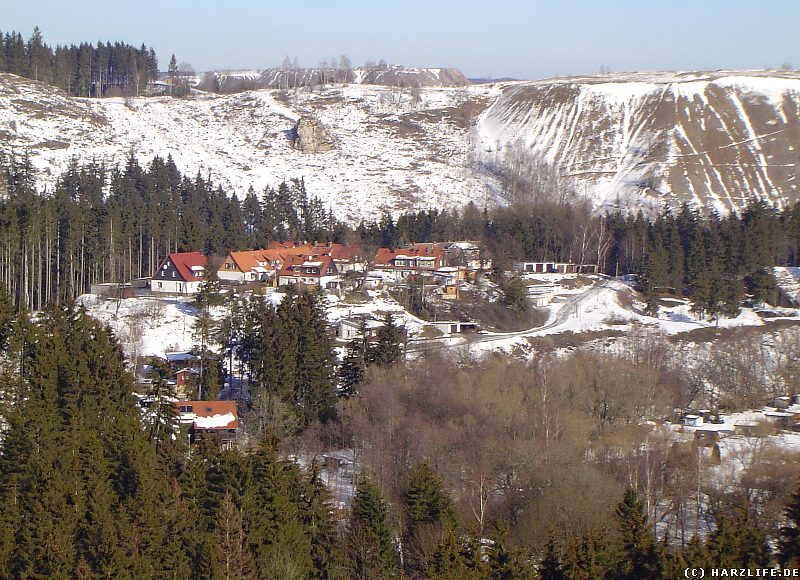 Aussicht auf Teile der Siedlung Susenburg