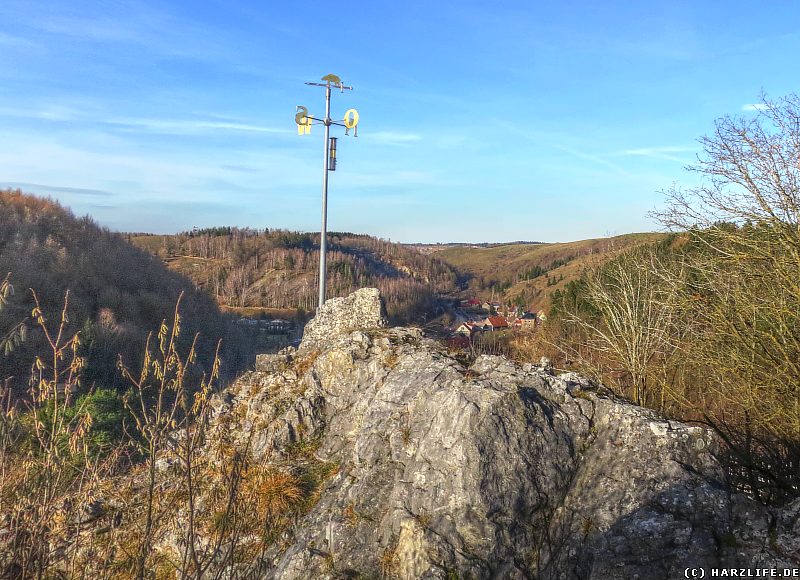 Burgruine Birkenfeld - Aussicht auf das Mühlental