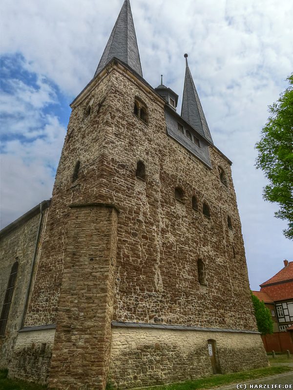 Romanisches Westwerk der St.-Trinitatis-Kirche in Derenburg