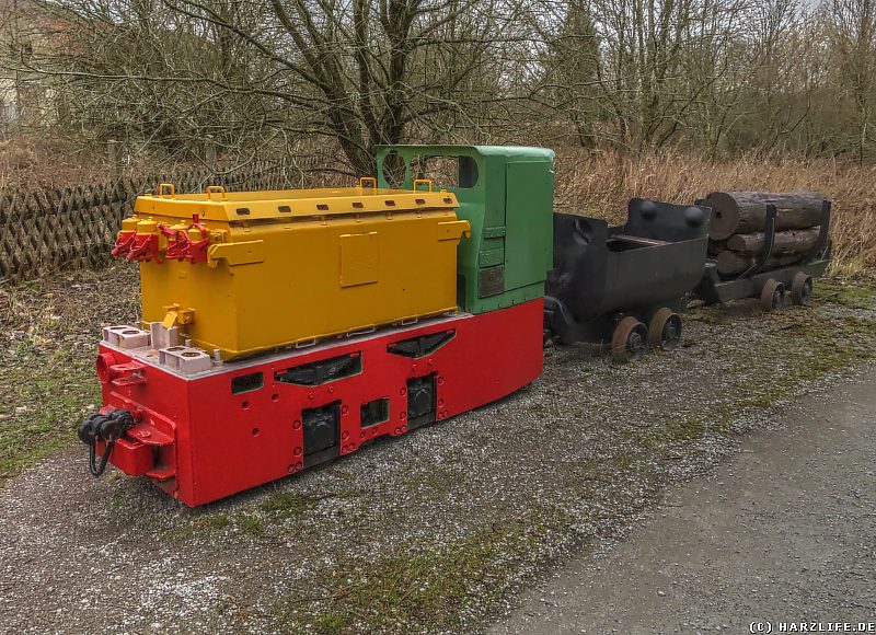 Schaubergwerk Büchenberg im Harz - Elektrische Grubenlok vom Typ EL-9