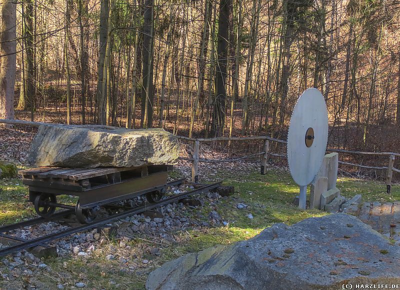 Die Granitpräsentationsstätte Steinerne Renne