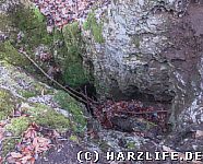 Karstschlotte 13-Meter-Schacht