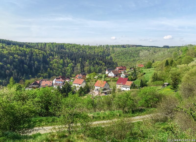 Blick vom Hang des Krocksteins auf Neuwerk