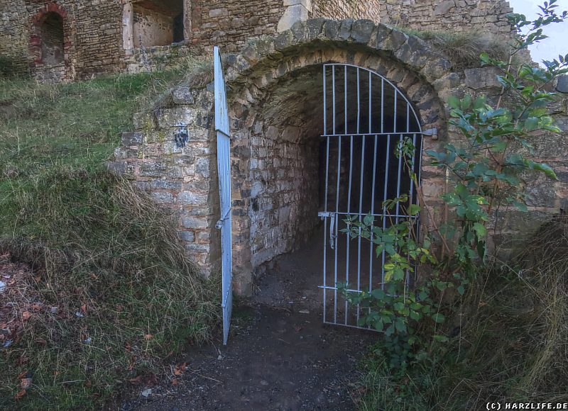 Burgruine Arnstein - Der Eingang zum Burgkeller