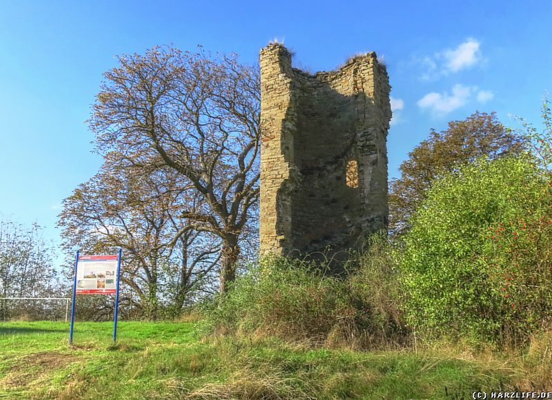 Burgruine Arnstein - Reste eines Treppenturmes