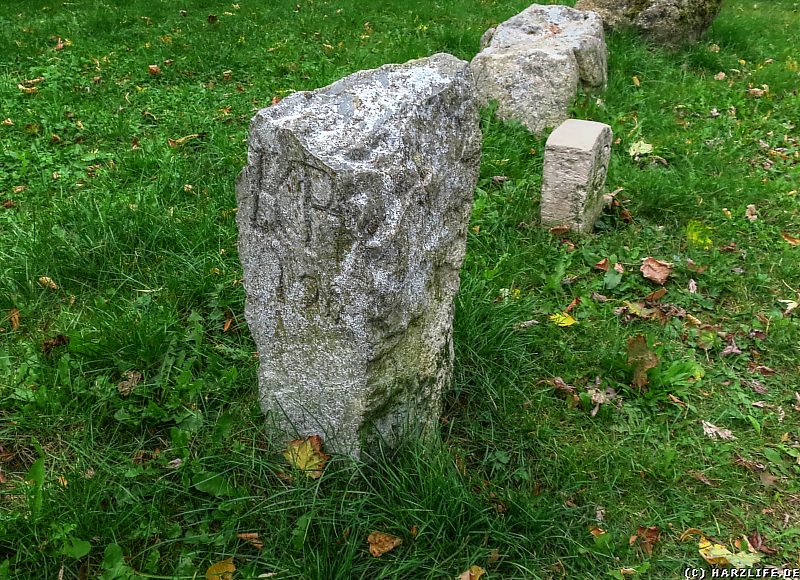 Ein historischer Grenzstein in Benneckenstein