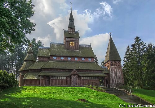 Blick zur Kirche von Hahnenklee