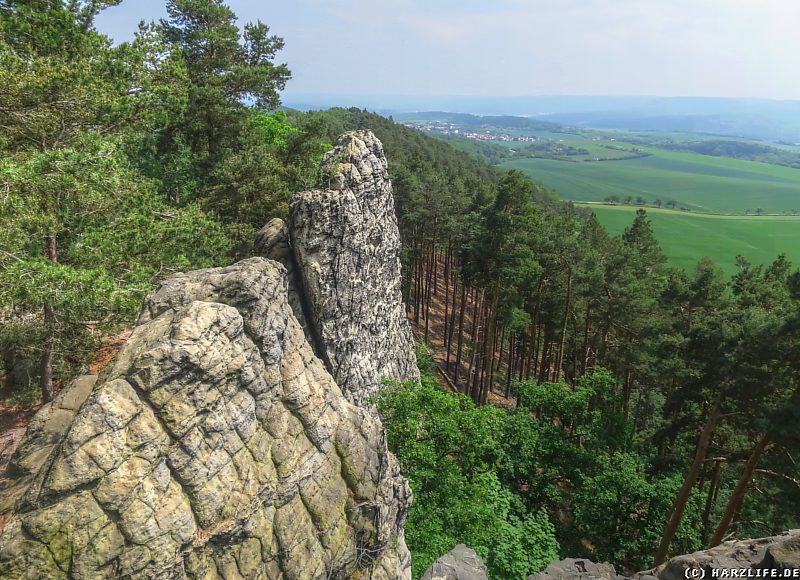 Steile Felsklippen mit herrlicher Aussicht